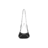 Mini-bolsa Le Cagole com corrente e relevo de crocodilo «Preto» 69581423EJY1000