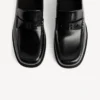 Mocassins confortáveis para homem em preto