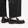 Mocassins confortáveis para homem em preto