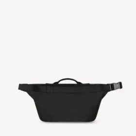 Mochila de cintura militar masculina, tamanho grande, em preto