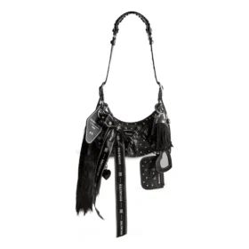 Mochila de ombro Le Cagole Collector Xs com strass «Preto» 6713092AASO1000
