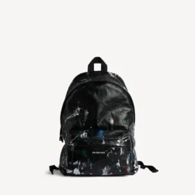 Mochila Explorer para homem em preto/multicolorido