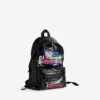 Mochila Explorer para homem em preto/multicolorido