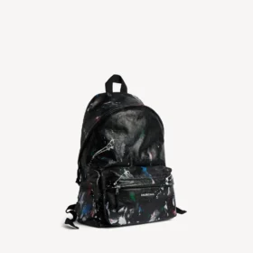 Mochila Explorer para homem em preto/multicolorido