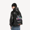 Mochila Explorer para homem em preto/multicolorido