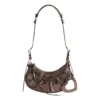 Mochila Le Cagole Xs Metalizada «Castanho» 6713090GT3Y2564