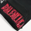 Mochila masculina Tape Type em preto/vermelho