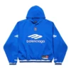Moletom com capuz 3B Football Hoodie «Azul Real/Branco» 827939TTVQ84701