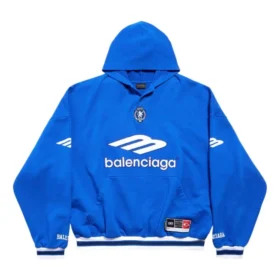 Moletom com capuz 3B Football Hoodie «Azul Real/Branco» 827939TTVQ84701