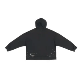 Moletom com capuz 90/10, corte largo «Washed Black» 674986TMVH41055