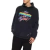 Moletom com capuz 90/10, corte largo «Washed Black» 674986TMVH41055