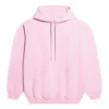 Moletom com capuz Alphabet Versão Solta SS21 Rosa 578135TJVA85700