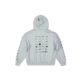 Moletom com capuz Archives Logos «Cinza Claro» 726241TNVQ81342