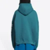 Moletom com capuz Balenciaga de corte largo «Índigo» 674986TLVJ24480