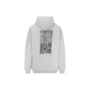 Moletom com capuz Barcode de algodão «Cinza» 651799TKVE68174