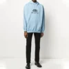 Balenciaga AW19 para homem, estampado, azul claro 570811THV78