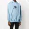 Balenciaga AW19 para homem, estampado, azul claro 570811THV78