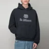 Moletom com capuz BB Be Different Popover «Preto Branco» 720426TNVV11070