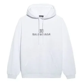 Moletom com capuz BB Pixel, corte médio, “Branco” 600583TKVI89040