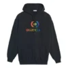 Moletom com capuz bordado Preto 570798TEV501000