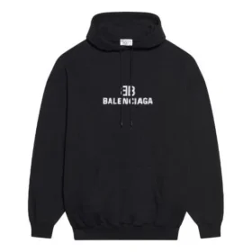 Moletom com capuz, cordão e mangas compridas Bb Pixel em tecido polar, Preto 578135TKVI81070