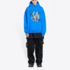 Moletom com capuz de algodão Balenciaga x THE SIMPSONS, corte largo «Azul» 674986TLVG84210