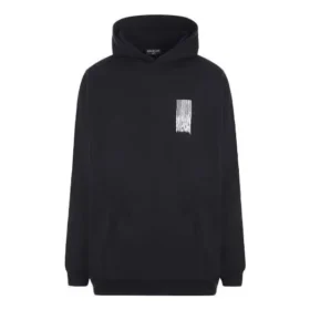Moletom com capuz de algodão Barcode «Black» 651799TKVE61070