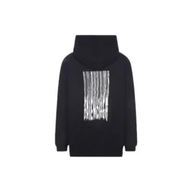 Moletom com capuz de algodão Barcode «Black» 651799TKVE61070