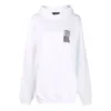 Moletom com capuz de algodão Barcode «Branco» 651799TKVE69040