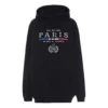 Moletom com capuz de algodão BB Paris Flag «Preto» 570811TGV681000