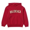 Moletom com capuz de algodão Tape Type «Vermelho» 682019TOVB36400