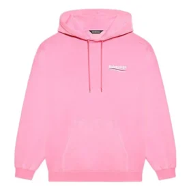 Moletom com capuz de corte médio para Political Campaign «Pink» 600583TJVD45713