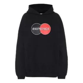 Moletom com capuz despojado de Hoodies, preto, 620947TIV801000