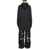 Moletom com capuz DIY College «Black» 744463TOVK21055
