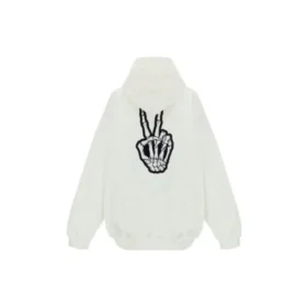 Moletom com capuz Drip Peace, corte largo, «Branco» 651799TKVA2863932 Moletom com capuz Drip Peace, corte largo, «Branco» 651799TKVA2863932
