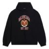 Moletom com capuz e estampado do logótipo da faculdade «Est. 1917», corte largo «Preto» 675003TLV901076