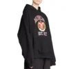 Moletom com capuz e estampado do logótipo da faculdade «Est. 1917», corte largo «Preto» 675003TLV901076