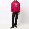 Moletom com capuz e estampado do logótipo da faculdade, fundado em 1917, corte largo «Red» 675003TLV906163