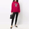 Moletom com capuz e estampado do logótipo da faculdade, fundado em 1917, corte largo «Red» 675003TLV906163