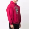 Moletom com capuz e estampado do logótipo da faculdade, fundado em 1917, corte largo «Red» 675003TLV906163