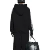 Moletom com capuz e fecho Balenciaga x adidas «Black White» 723754TNVN28482