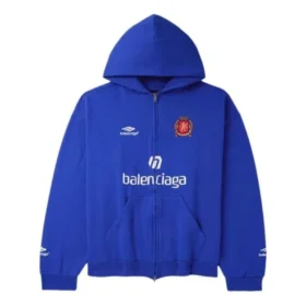 Moletom com capuz e fecho com logótipo «Azul» 744457TSVG94011