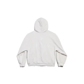Moletom com capuz e fecho completo Champs-Élysées, corte regular «Branco» 803264TRVM99016