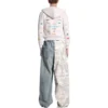 Moletom com capuz e fecho de correr «Off White» 788243TQVH69016