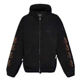Moletom com capuz e fecho «Heavy Metal» Preto 744455TOVD81055