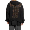 Moletom com capuz e fecho «Heavy Metal» Preto 744455TOVD81055
