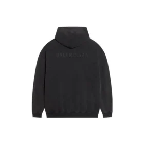 Moletom com capuz e logótipo bordado «Preto» 578135TLVB81146
