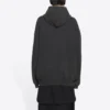 Moletom com capuz e logótipo bordado «Preto» 578135TLVB81146