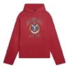 Moletom com capuz e logótipo universitário «Est. 1917» «Vermelho» 674685TLV896163