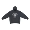 Moletom com capuz e logótipo universitário Est. 1917 «Washed Black» 697879TMV991000